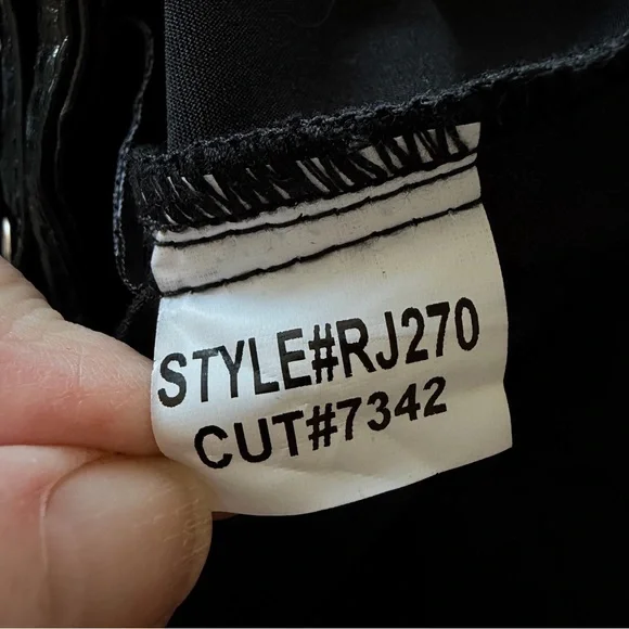 NEW TRIPP NYC Black Vinyl Rage Bondage Pants Size 25 - Picture 14 of 14